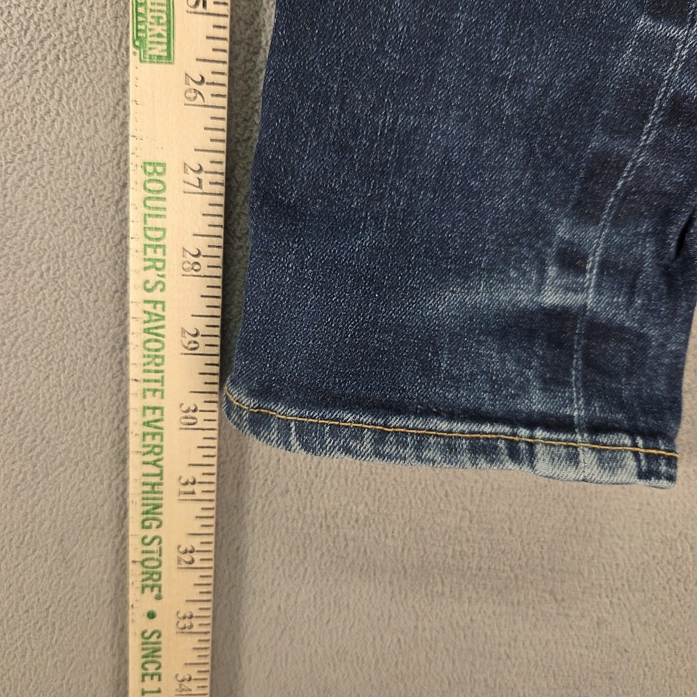 Selvedge Jeans Mens Blue Slim Skinny Stretch Distressed Fits 30x30 - Picture 10 of 15